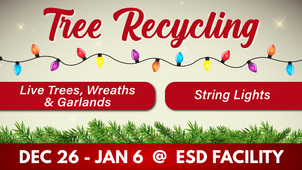 City of Tuscaloosa Tree Recycling and Holiday Garbage Drop-Off